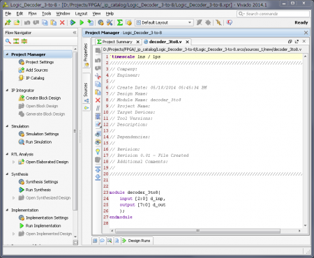 Howto create and package IP using Xilinx Vivado 2014.1 – d9 Tech Blog